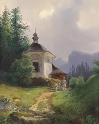 Kaplica na Kalvarienberge w Lahn koło Hailstadt (Hallstatt)
